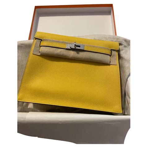 borse hermes prezzo colore giallo|Borse Hermès in Pelle Giallo .